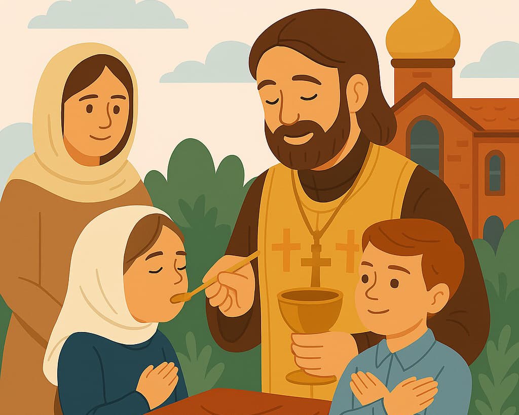 Причащение детей